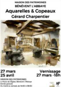 photo Exposition Aquarelles & Copeaux