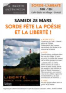 photo Printemps des poètes à Sorde l'Abbaye