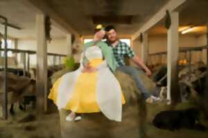 photo Portes ouvertes à la ferme et décoration du char pour la fête des jonquilles