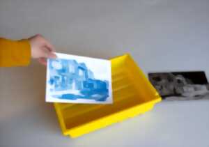 photo Atelier photo : tirage photo au cyanotype