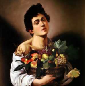 photo Caravage : Garçon avec un panier de fruits