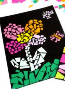 photo Mosaïque florale