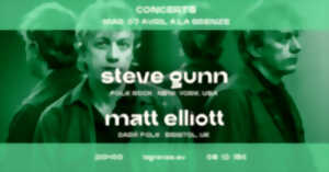 photo Steve Gunn + Matt Elliott en concert à La Grenze