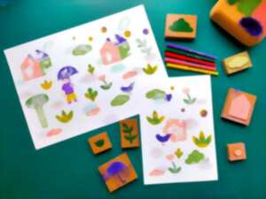 photo Atelier enfant : Lecture musicale, tampon et peinture de Petit Bonhomme avec Léonie Koelsch