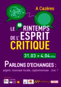 photo PARLONS D'ÉCHANGES : ARGENT, MONNAIE LOCALE, CYPTOMONNAIE …TROC ?