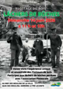 photo Flottage du bois : Lâchers de bûches perdues