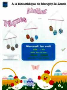 photo Atelier pâques à la bibilothèque