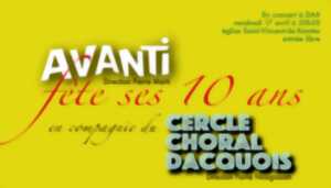photo Concert vocal :  Les 10 ans d'Avanti