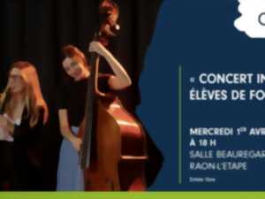photo Concert Insolite des élèves des classes de Formation Musicale
