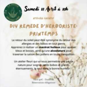 photo Atelier créatif : DIY remède d'herboriste : printemps