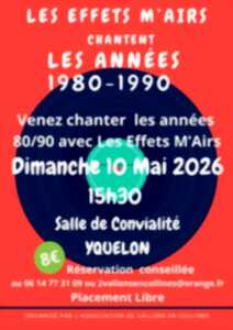 photo Les Effets M'Airs chantent les années 80/90