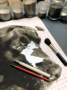 photo Ascension des Métiers d'Art - Démonstration et initiation de création de tableau de sable