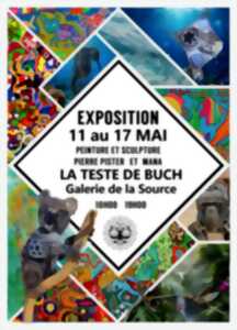 photo Peinture et sculpture, Pierre Pister et Mana