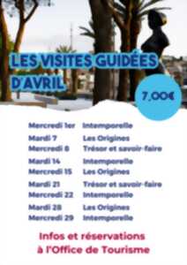 photo VISITES GUIDÉES D'AVRIL