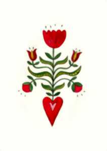 photo Atelier ENFANT : Bouquet de fleurs d’Alsace en aquarelle avec Nathalie – Artiste Illustratrice