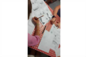 photo Stage BD avec Luc Vauthrin