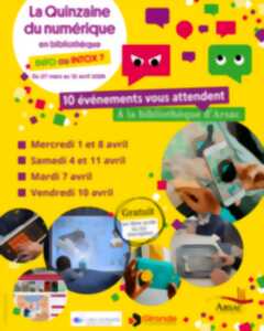 photo La quinzaine du numérique en bibliothèque à Arsac