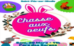 photo Grande chasse aux œufs au pâques.