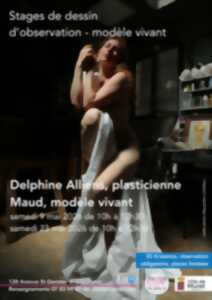 photo ATELIER DESSIN D'OBSERVATION MODÈLE VIVANT