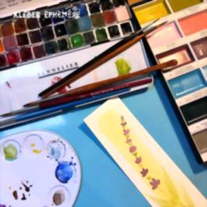 photo Atelier créatif : marque-pages à l'aquarelle