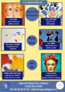 photo Découvrir l'art à la bibliothèque de Liginiac