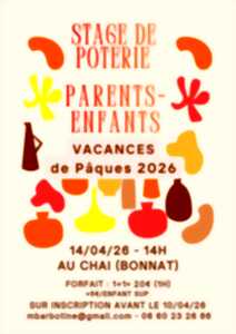 photo Stage de poterie - Parents et enfants