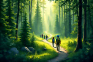 photo SORTIE NATURE EN FORÊT : FAUNE, FLORE AU CRÉPUSCULE ET PIQUE-NIQUE