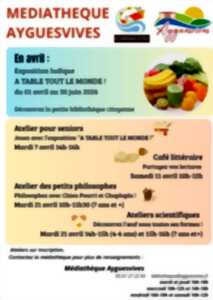photo EN AVRIL À LA MÉDIATHÈQUE D'AYGUESVIVES