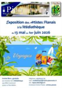 photo Exposition des Artistes Pianais à la Médiathèque