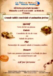 photo Le repas des papi & mamie