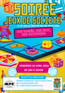 photo SOIRÉE JEUX DE SOCIÉTÉ