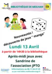 photo Après-Midi jeux de société spécial Manga