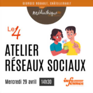 photo Atelier numérique : réseaux sociaux