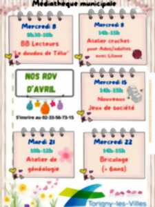 photo Programme d'avril > Médiathèque