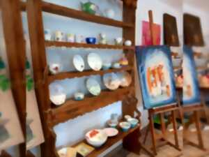 photo Ateliers créatifs : peinture sur céramique