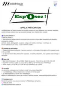 photo EXP'OSEZ - EXPOSITION D'ARTISTES AMATEURS - APPEL A CANDIDATURE