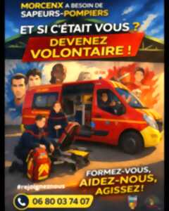 photo Stands de réprésentation et de promotion du volontariat des sapeurs pompiers de Morcenx
