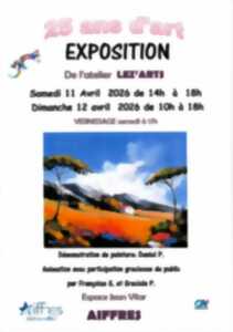 photo Exposition peinture association Lez'Arts à Aiffres
