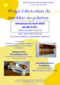 photo STAGE FABRICATION DE MEUBLES EN PALETTES