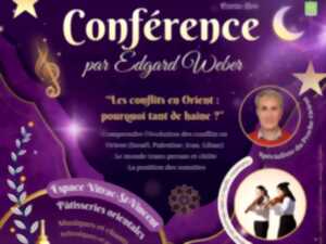 photo Conférence 'Les conflits en Orient. Pourquoi tant de haine?'