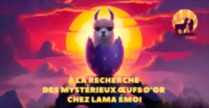 photo Petit déjeuner des lamas + jeu de piste A la recherche des mystérieux œufs d'or chez Lama Emoi