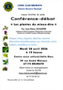 photo Conférence/débat : Les plantes du mieux-être