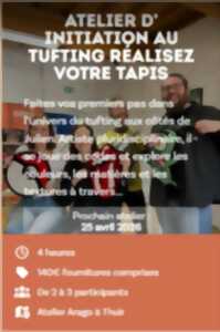 photo ATELIER INITIATION AU TUFTING RÉALISEZ VOTRE TAPIS