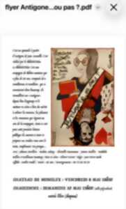 photo Théâtre : Antigone ou pas