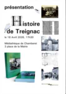 photo Présentation des ouvrages Histoire de Treignac de Jean Vinatier
