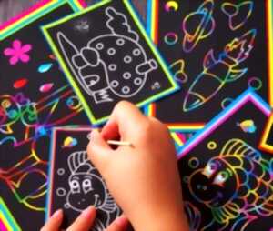 photo Atelier cartes à gratter