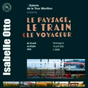 photo Le paysage, le train et le voyageur