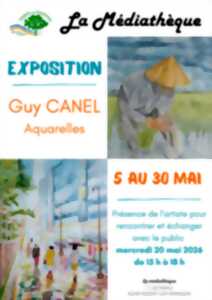 photo Expo aquarelles de Guy Canel