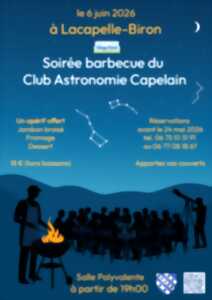 photo Soirée barbecue du club d'astronomie capelain