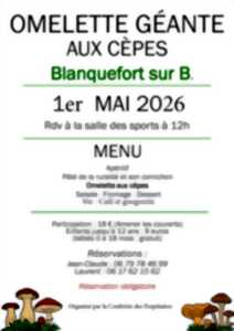 photo Omelette géante aux cèpes